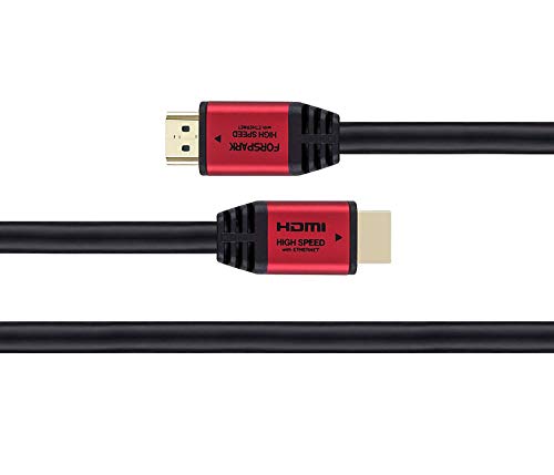 FORSPARK 4K HDMI Cable 33 Feet HDMI 2.0 - High Speed 18Gbps - Gold Plated Connectors - Compatible Ultra HD bluray Xbox PS4 ARC Ethernet Audio Return - HDCP 2.2-26AWG