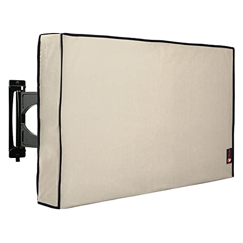 Outdoor Waterproof and Weatherproof TV Cover for 32 inch Outside Flat Screen TV - Cover Size 29''W x 19''H x 5.5''D