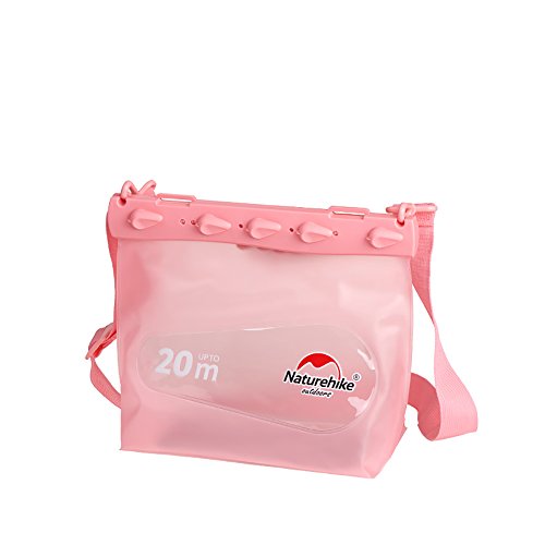 Naturehike Outdoor Swimming Drifting Diving Underwater PVC Waterproof Bag Dry Sack Storage Rafting Sports Bag (Pink)