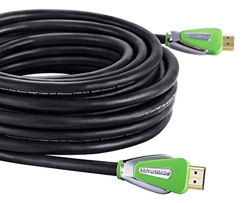 FORSPARK 4K HDMI Cable 50 High Speed 18Gbps HDMI 2.0 Cable HDCP 2.2 4K HDR, 3D, UHD 2160P, HD 1080P, Ethernet Audio Return