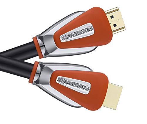 FORSPARK 4K HDMI Cable 33 High Speed 18Gbps HDMI 2.0 Cable HDCP 2.2 4K HDR, 3D, UHD 2160P, HD 1080P, Ethernet Audio Return