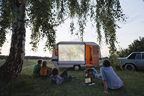 Projector Screen 180 Inch 16:9 Portable Outdoor Foldable Movie Screen