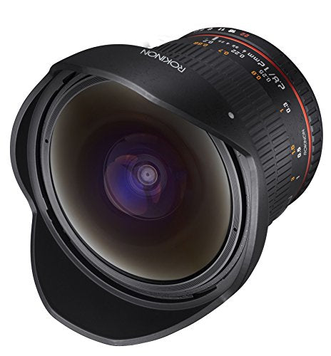 Rokinon 12mm F2.8 Ultra Wide Fisheye Lens for Canon EOS EF DSLR Cameras - Full Frame Compatible