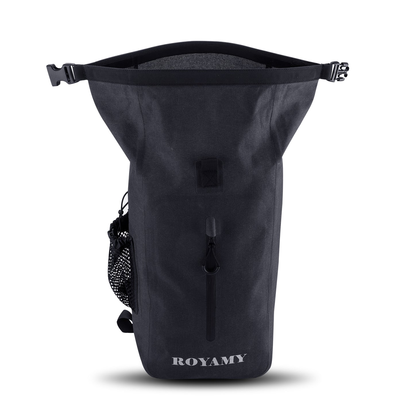 ROYAMY 25L Waterproof Dry Bag Backpack  600D TPU Fabrics with Removable 15’Laptop Sleeve(Black)